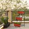 Vertical Raised Garden Bed Outdoor 3 Tiered Garden Planters Standing Elevated Planter Box with Drainage Holes for Plants Herbs Flowers Vegetables Brick